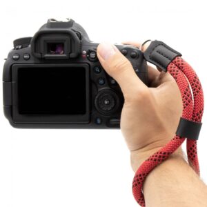 5 LA WPS Lens Aid Handschlaufe Kamera Seil rot schwarz scaled