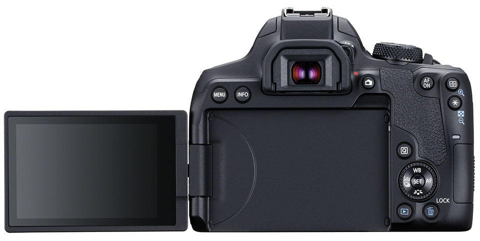 Canon EOS 850D T8i Rueckseite Blog - Canon EOS 850D: Neue Einsteiger-DSLR mit 4K Videofunktion