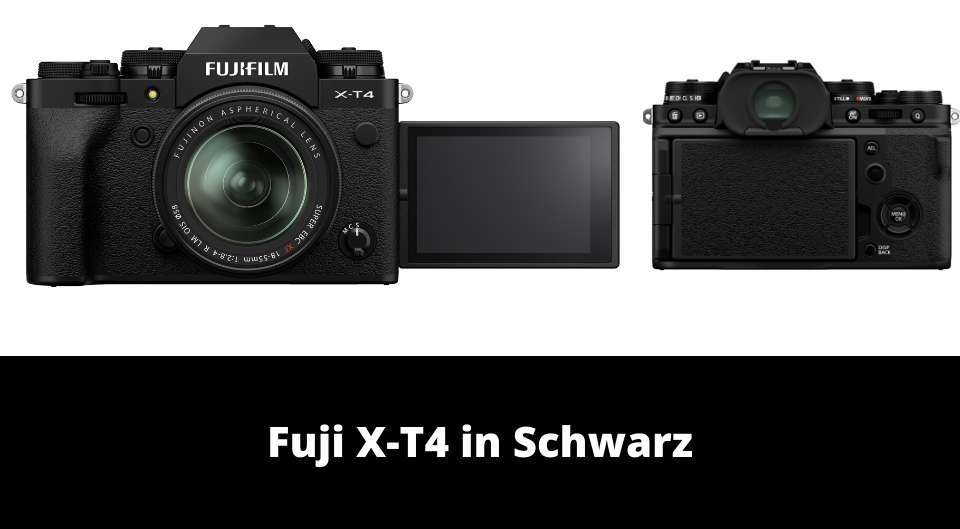 Fujifilm X T4 Farbe Schwarz