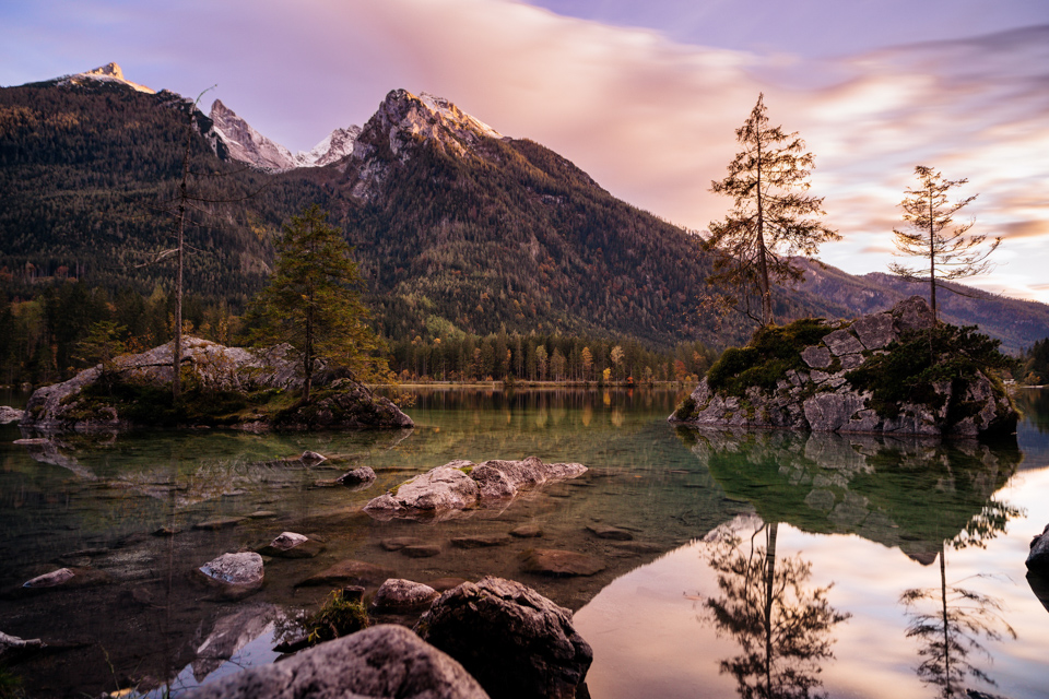 Der Königssee im Berchtesgadener Land ist zu jeder Jahreszeit ein Fotografentraum