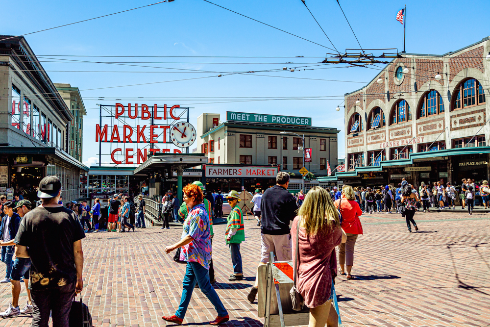 Pike Place Market ist in Besucher- und Fotografenmagnet