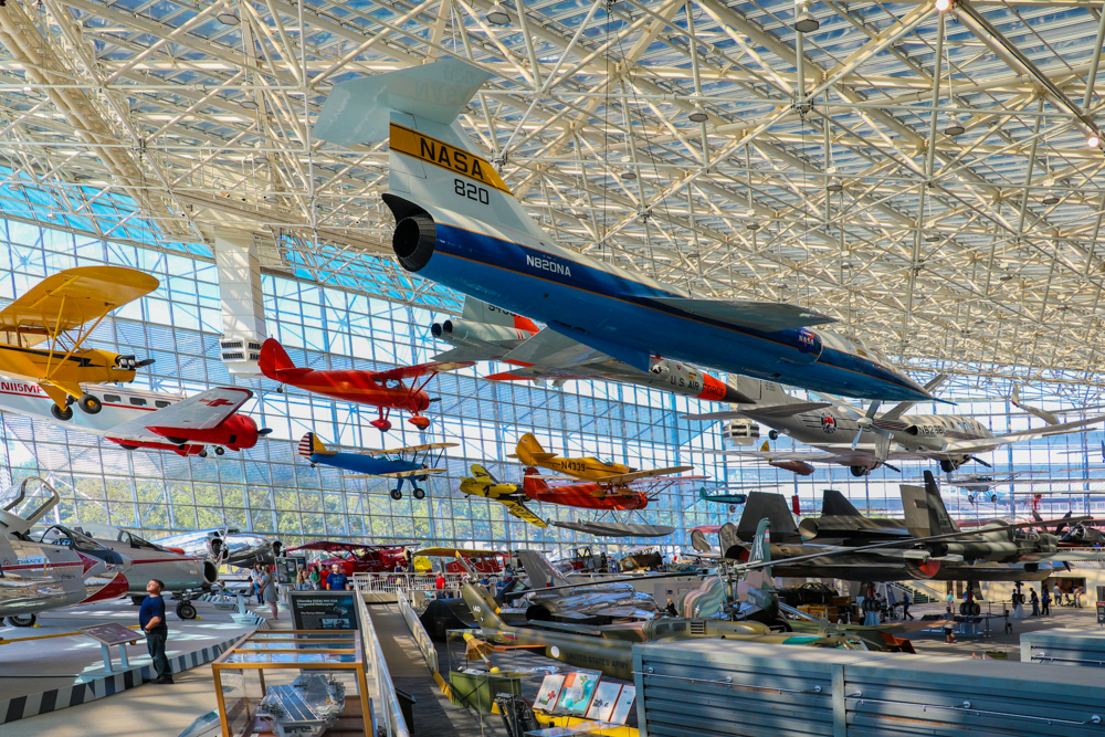 Ziemlich “abgehoben” geht es im Luftfahrtmuseum zu