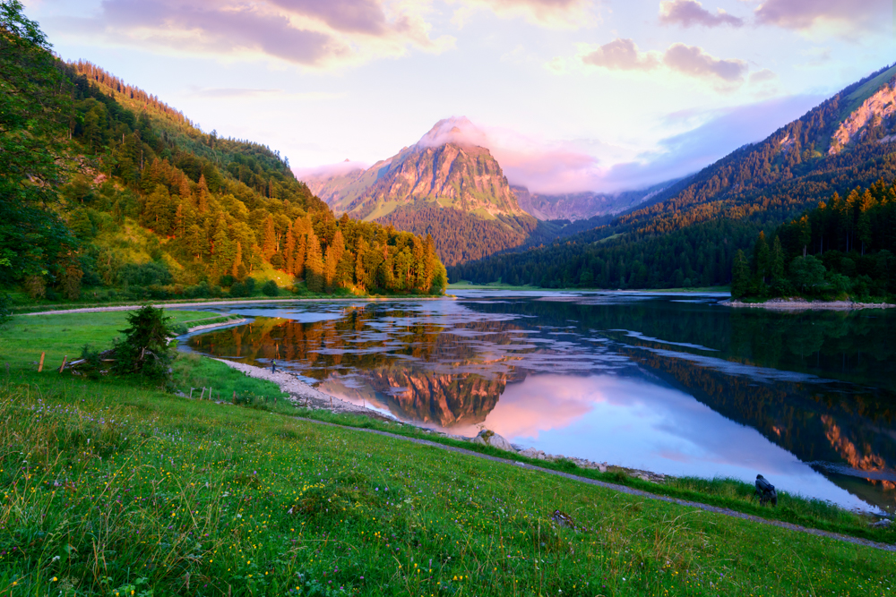Landschaftsfotografie Berge See Alpenlandschaft 2