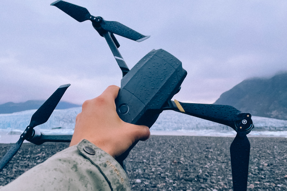 Drohne Island abgestuerzt