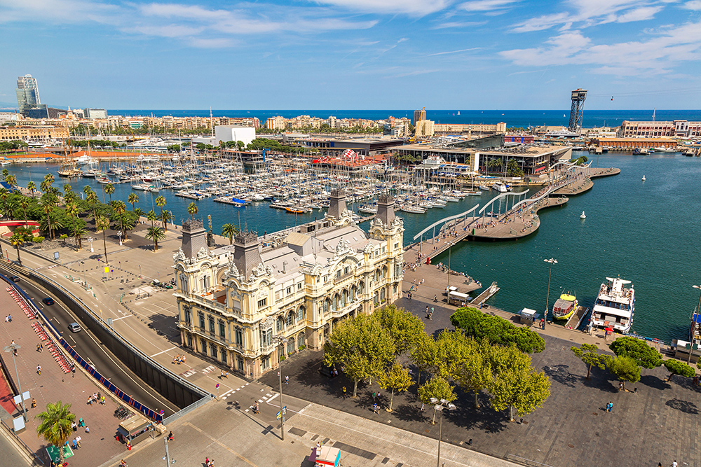 Barcelona Hafen Gebaeude Architektur - Perspektiven in der Fotografie: Hole mehr aus deinen Bildern heraus