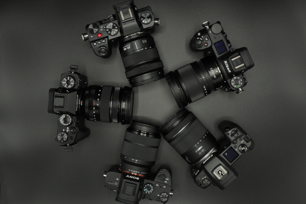 Lumix S5 Nikon Z6 Fujifilm X T4 Sony a73 Canon R Kameras 2